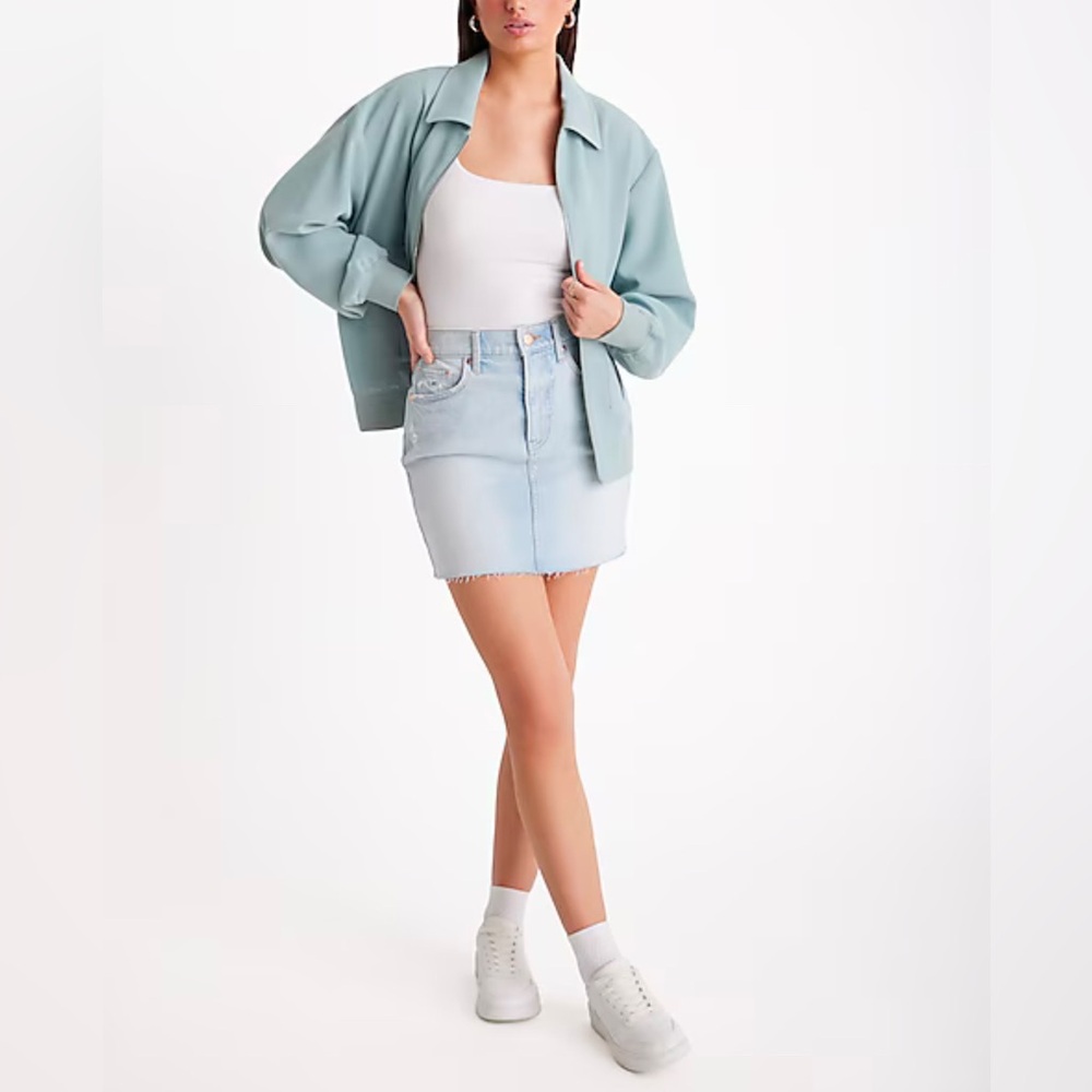 Express Oversized Utility Bomber Jacket NWT - Picture 2 of 4